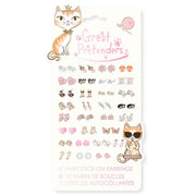 Plakoorbellen Paw - some Sticker Earrings - set van 30 - Kindersieraden Great Pretenders - In den Olifant