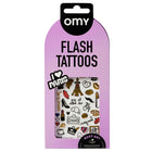 Plaktattoos Flash Tattoo I Love Paris - 52 stuks - Kinderschmink en tattoos Omy - In den Olifant