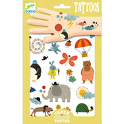 Plaktattoos Mooie Kleine Dingen - set van 50 - Kinderschmink en tattoos Djeco - In den Olifant