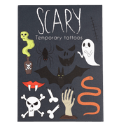 Plaktattoos - Scary - Kinderschmink en tattoos REX London - In den Olifant