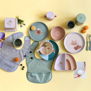 Plate PP/Cellulose Tiny Team Dog - Aan tafel Lässig - In den Olifant