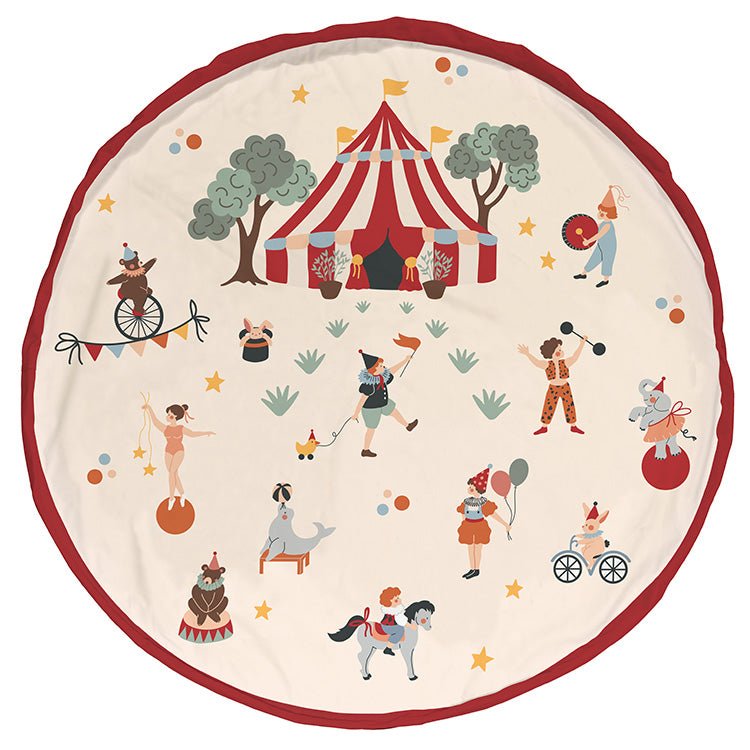 Play&Go opbergzak en speelmat - Circus - Opbergers Play&go - In den Olifant