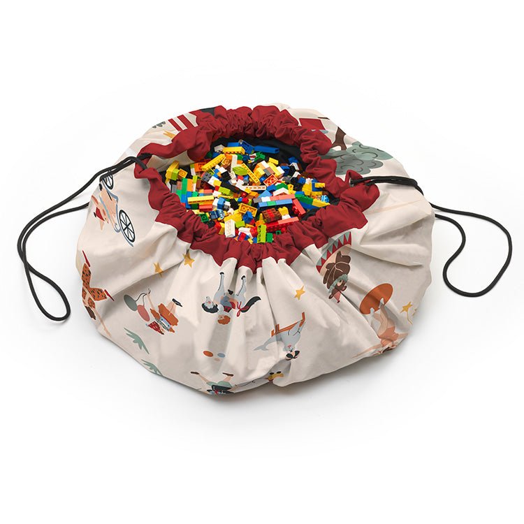 Play&Go opbergzak en speelmat - Circus - Opbergers Play&go - In den Olifant