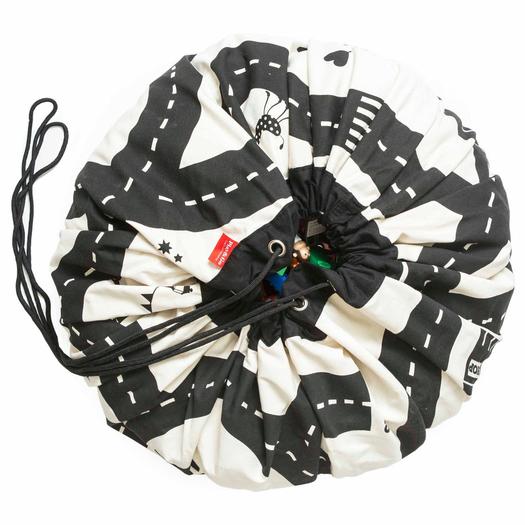 Play&Go Opbergzak En Speelmat - Roadmap - 2 - In - 1 - Opbergers Play&go - In den Olifant