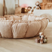 Play&Go Zacht Speeltapijt Bloom Stripes Brown - Speelmatten en - bogen Play&go - In den Olifant