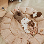 Play&Go Zacht Speeltapijt Bloom Stripes Brown - Speelmatten en - bogen Play&go - In den Olifant
