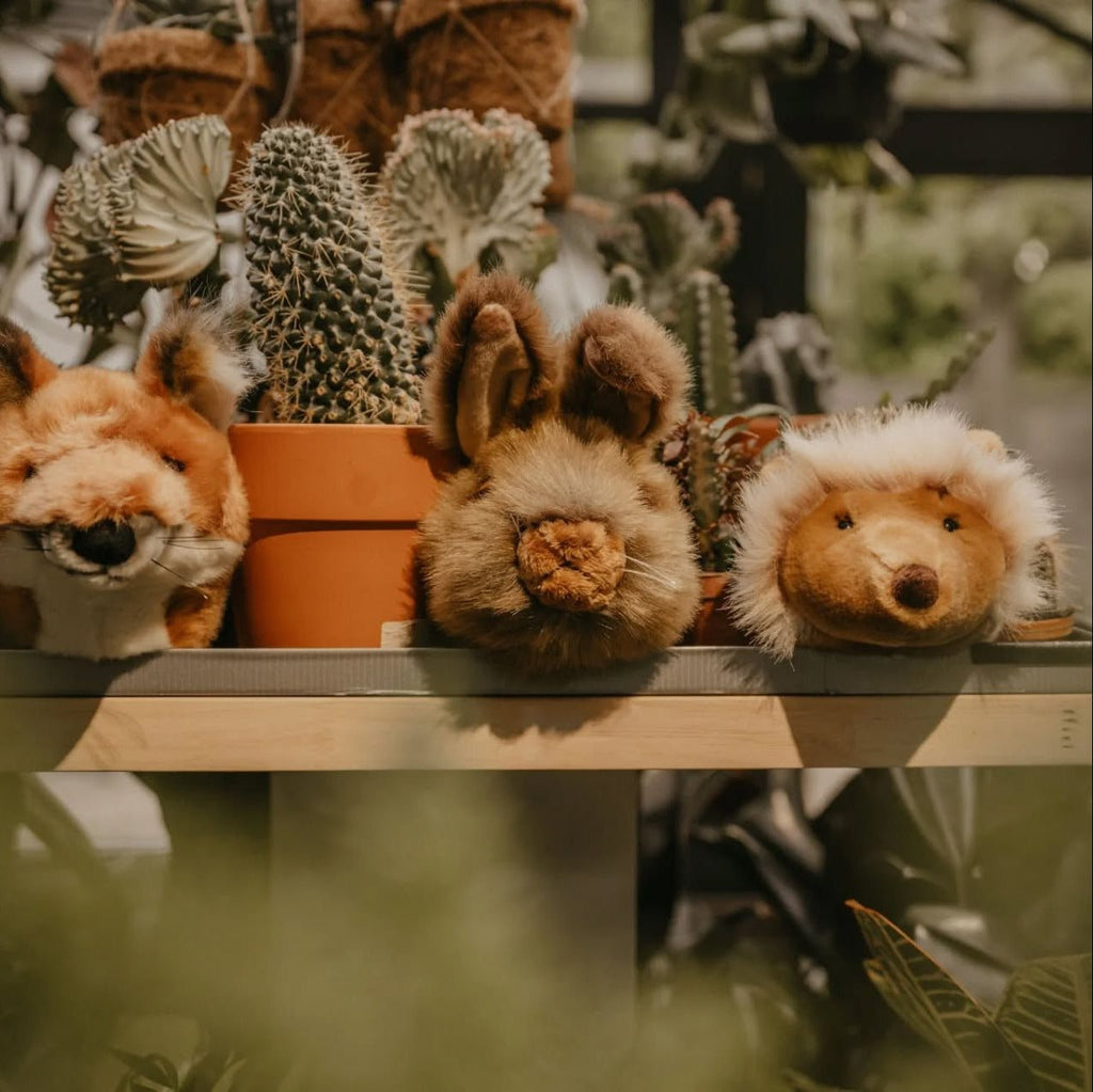 Pluche Dierenhoofd Animal Head Medium - Hedgehog Jenna - Muurdecoratie Wild & Soft - In den Olifant