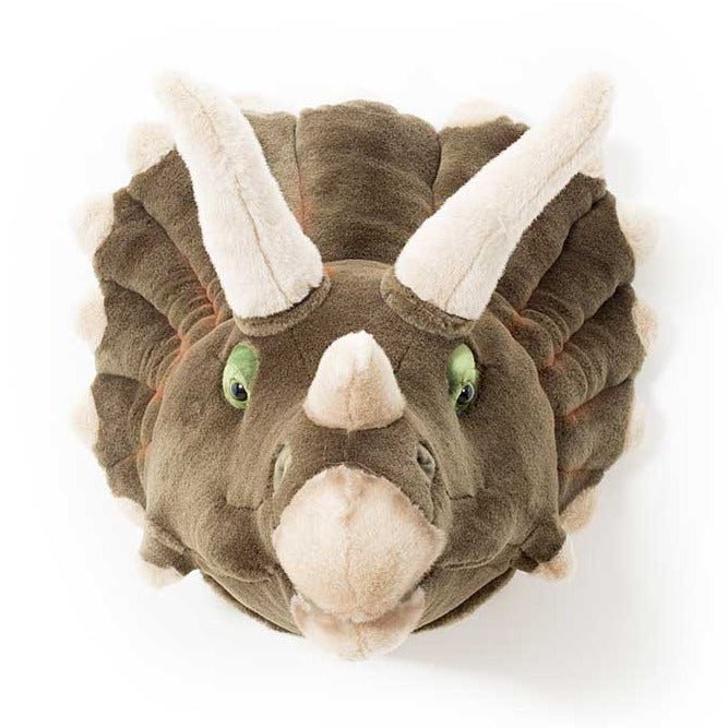 Pluche Dierenhoofd Dinosaurus - Adam - Muurdecoratie Wild & Soft - In den Olifant