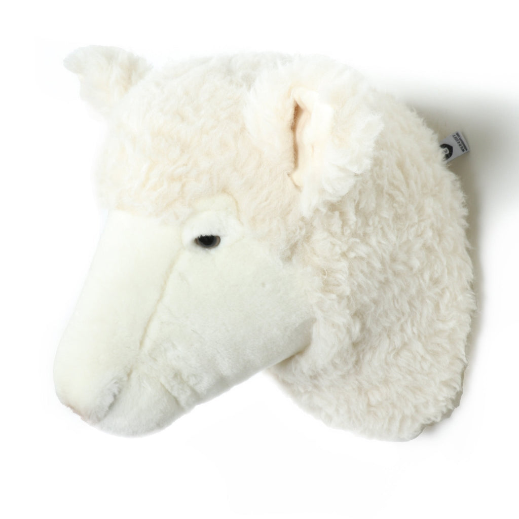 Pluche Dierenhoofd Schaap - Harry - Muurdecoratie Wild & Soft - In den Olifant