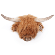 Pluche Dierenhoofd Schotse Koe - Nicolas - Muurdecoratie Wild & Soft - In den Olifant