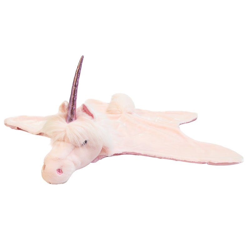 Pluche verkleedcape Roze Eenhoorn - Verkleedcapes Wild & Soft - In den Olifant