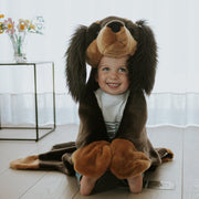 Pluche verkleedcape - Teckel - Verkleedcapes Wild & Soft - In den Olifant