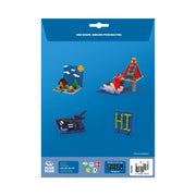 Plus-Plus Bouwplaten Blauw Grijs - 2 stuks - Bouwsets Plus-Plus - In den Olifant