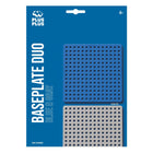Plus-Plus Bouwplaten Blauw Grijs - 2 stuks - Bouwsets Plus-Plus - In den Olifant