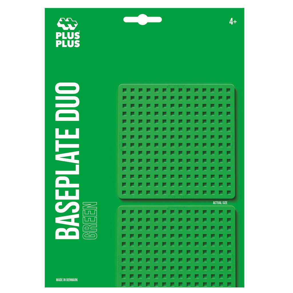 Plus-Plus Bouwplaten Groen - 2 stuks - Bouwsets Plus-Plus - In den Olifant