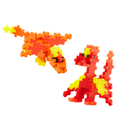 Plus - Plus Fire Dragons 100 Pcs Tube - Bouwsets Plus - Plus - In den Olifant