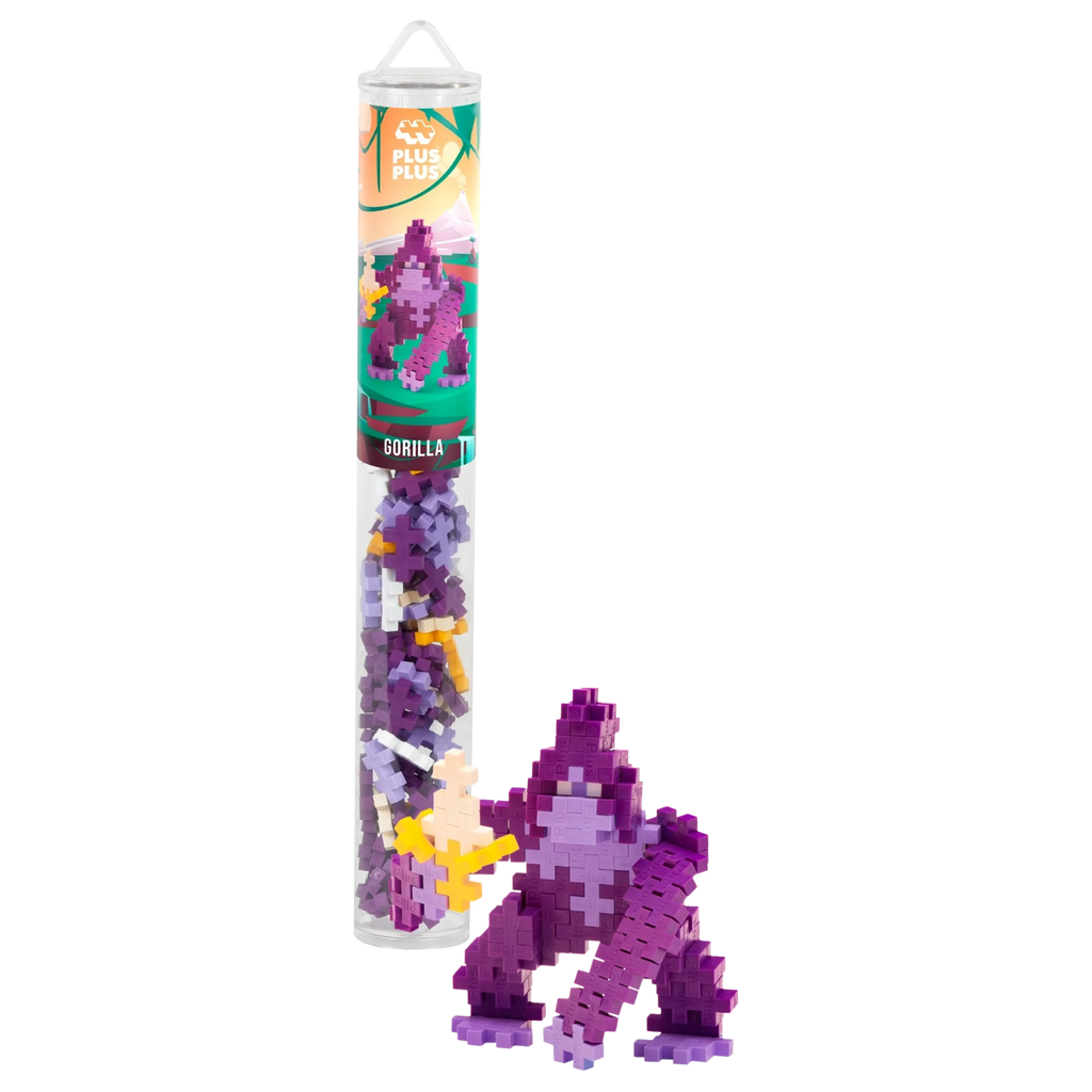 Plus - Plus Gorilla: 100 stuks Tube - Bouwsets Plus - Plus - In den Olifant