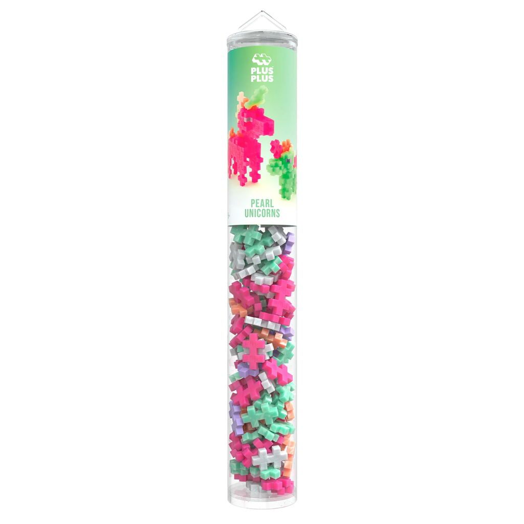 Plus - Plus Pearl Unicorns 100 Pcs Tube - Bouwsets Plus - Plus - In den Olifant