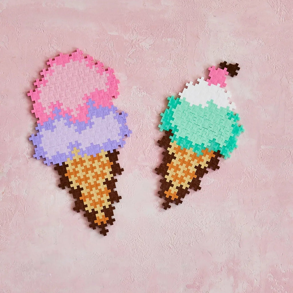 Plus - Plus Puzzle By Number Ice Cream Cones 250 Pcs - Speciale puzzels Plus - Plus - In den Olifant