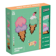 Plus - Plus Puzzle By Number Ice Cream Cones 250 Pcs - Speciale puzzels Plus - Plus - In den Olifant