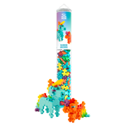 Plus - Plus Rainbow Unicorns 100 Pcs Tube - Bouwsets Plus - Plus - In den Olifant
