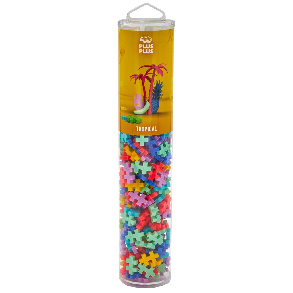 Plus Plus Tropical Tube - 240 bouwstenen - Bouwsets Plus Plus - In den Olifant