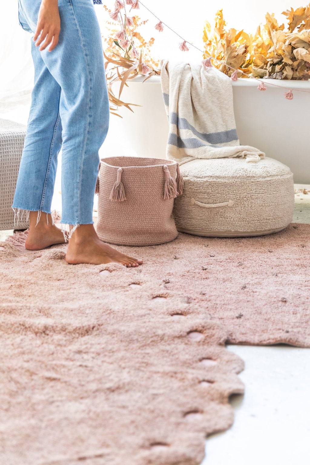 Poef Chill Naturel - 50 x 20 cm - Poefs en kinderzetels Lorena Canals - In den Olifant