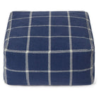 Poef Geo Block Navy Blue - 45 x 45 cm - Poefs en kinderzetels Lorena Canals - In den Olifant