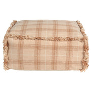 Poef Handloom Pouf Rose - 40 x 40 x 20 cm - Kinderzetels en poefs Lorena Canals - In den Olifant