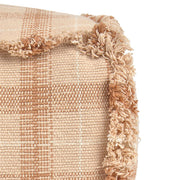 Poef Handloom Pouf Rose - 40 x 40 x 20 cm - Kinderzetels en poefs Lorena Canals - In den Olifant