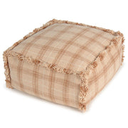 Poef Handloom Pouf Rose - 40 x 40 x 20 cm - Kinderzetels en poefs Lorena Canals - In den Olifant