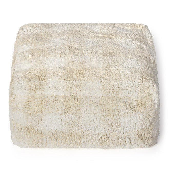 Poef Vichy Ivory - 40 x 40 x 20 cm - Kinderzetels en poefs Lorena Canals - In den Olifant