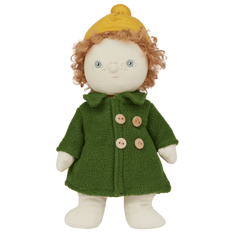 Pop Dress Me Dinky - Charlie Chestnut Green - Lappenpoppen Olli Ella - In den Olifant