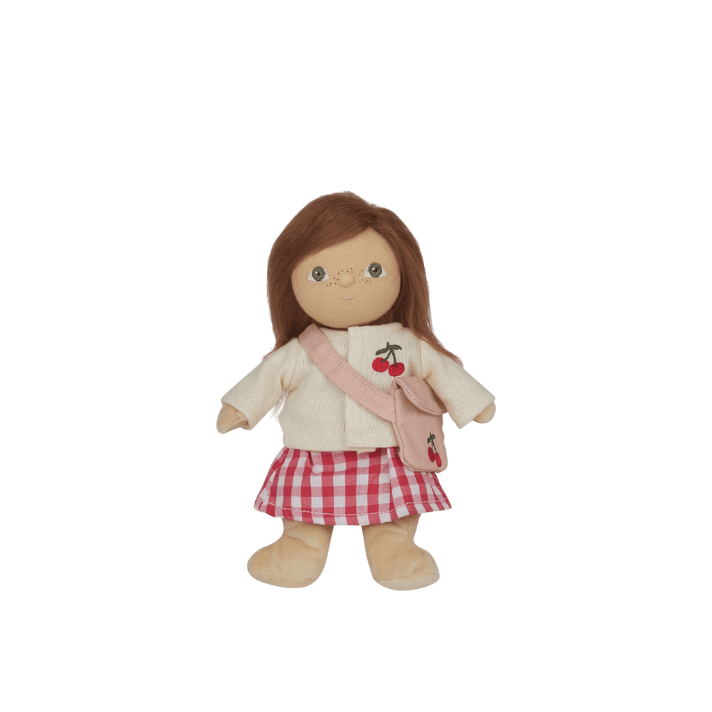 Pop Dress Me Dinky - Hazel Hawthorne Red - Lappenpoppen Olli Ella - In den Olifant