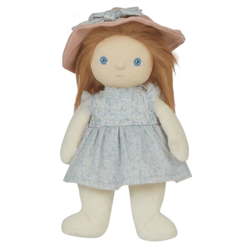 Pop Dress Me Dinky - Penelope Petals Teal - Lappenpoppen Olli Ella - In den Olifant