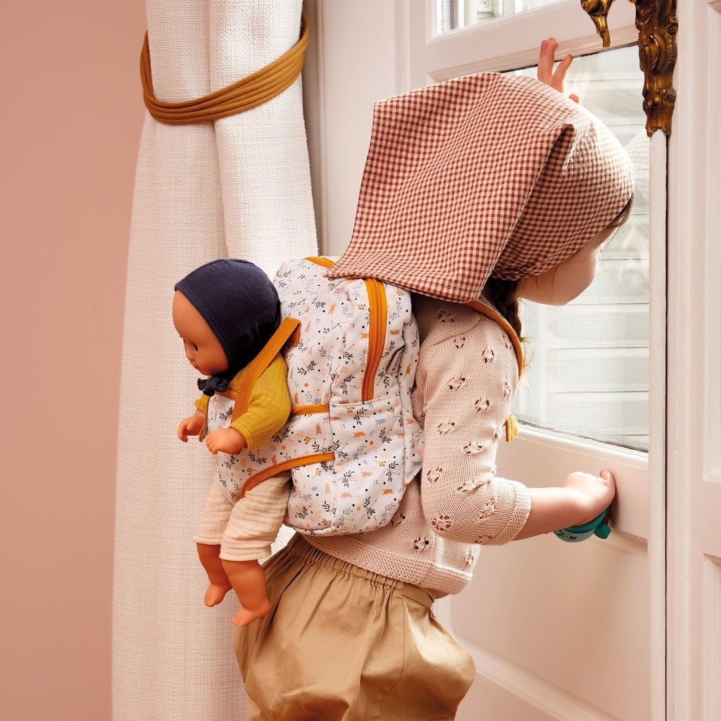 Poppendraagrugzak - Poppenaccessoires Djeco - In den Olifant