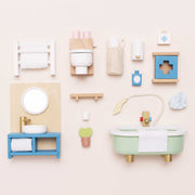 Poppenhuismeubels - badkamer - Poppenhuismeubels en accessoires Le Toy Van - In den Olifant
