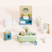 Poppenhuismeubels - badkamer - Poppenhuismeubels en accessoires Le Toy Van - In den Olifant