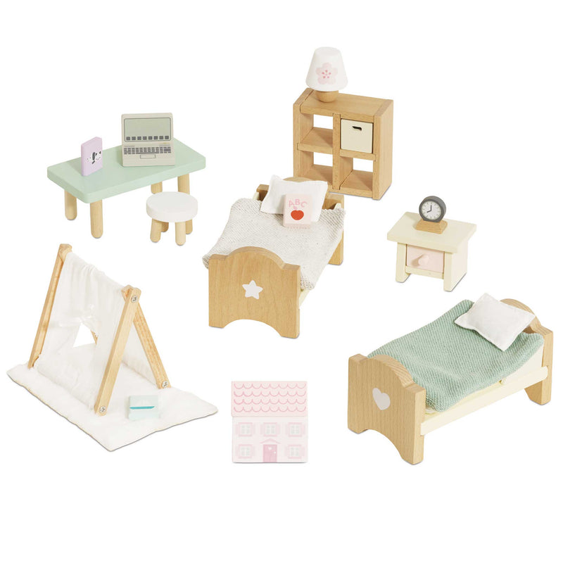 Poppenhuismeubels - kinderkamer - Poppenhuismeubels en accessoires Le Toy Van - In den Olifant