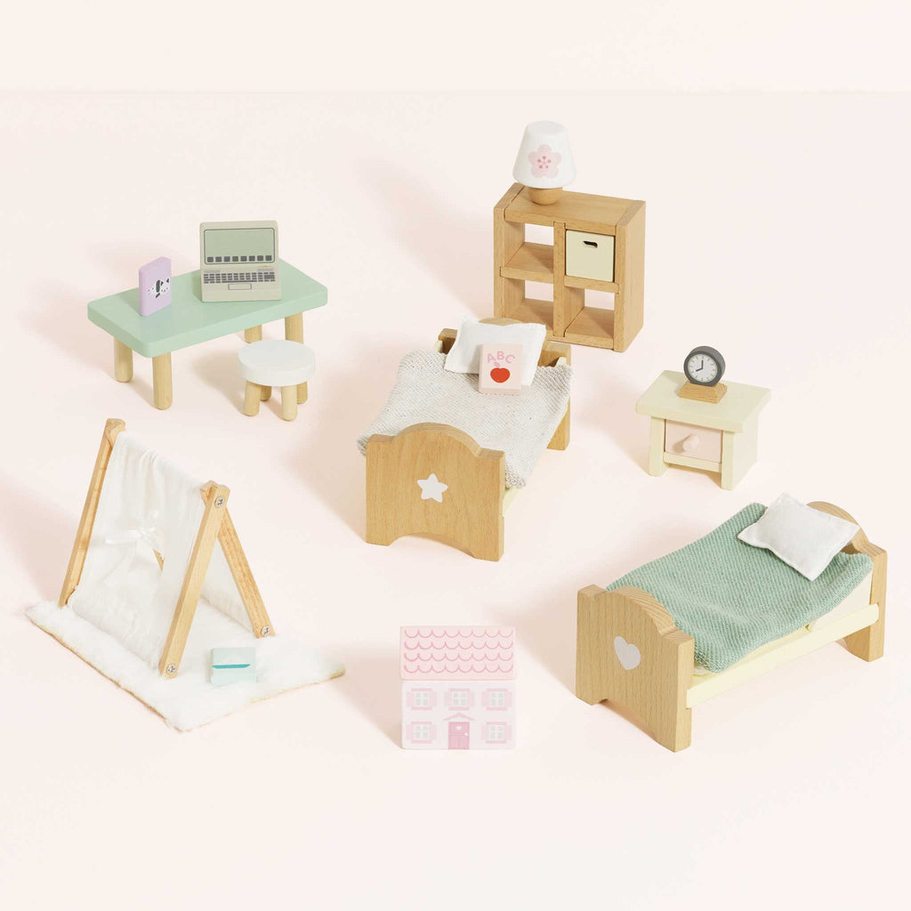 Poppenhuismeubels - kinderkamer - Poppenhuismeubels en accessoires Le Toy Van - In den Olifant