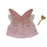 Poppenkledij Dinkum Dolls - Fairy Outfit Set Pink - Poppenkleding Olli Ella - In den Olifant