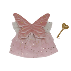 Poppenkledij Dinkum Dolls - Fairy Outfit Set Pink - Poppenkleding Olli Ella - In den Olifant