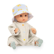 Poppenoutfit Baby Combi Little Duck - voor babypoppen 30-33 cm - Poppenkleding Götz - In den Olifant