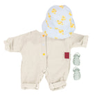 Poppenoutfit Baby Combi Little Duck - voor babypoppen 30-33 cm - Poppenkleding Götz - In den Olifant