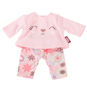 Poppenoutfit Boutique combi Summer Bunny - voor babypoppen 42-46 cm - Poppenkleding Götz - In den Olifant
