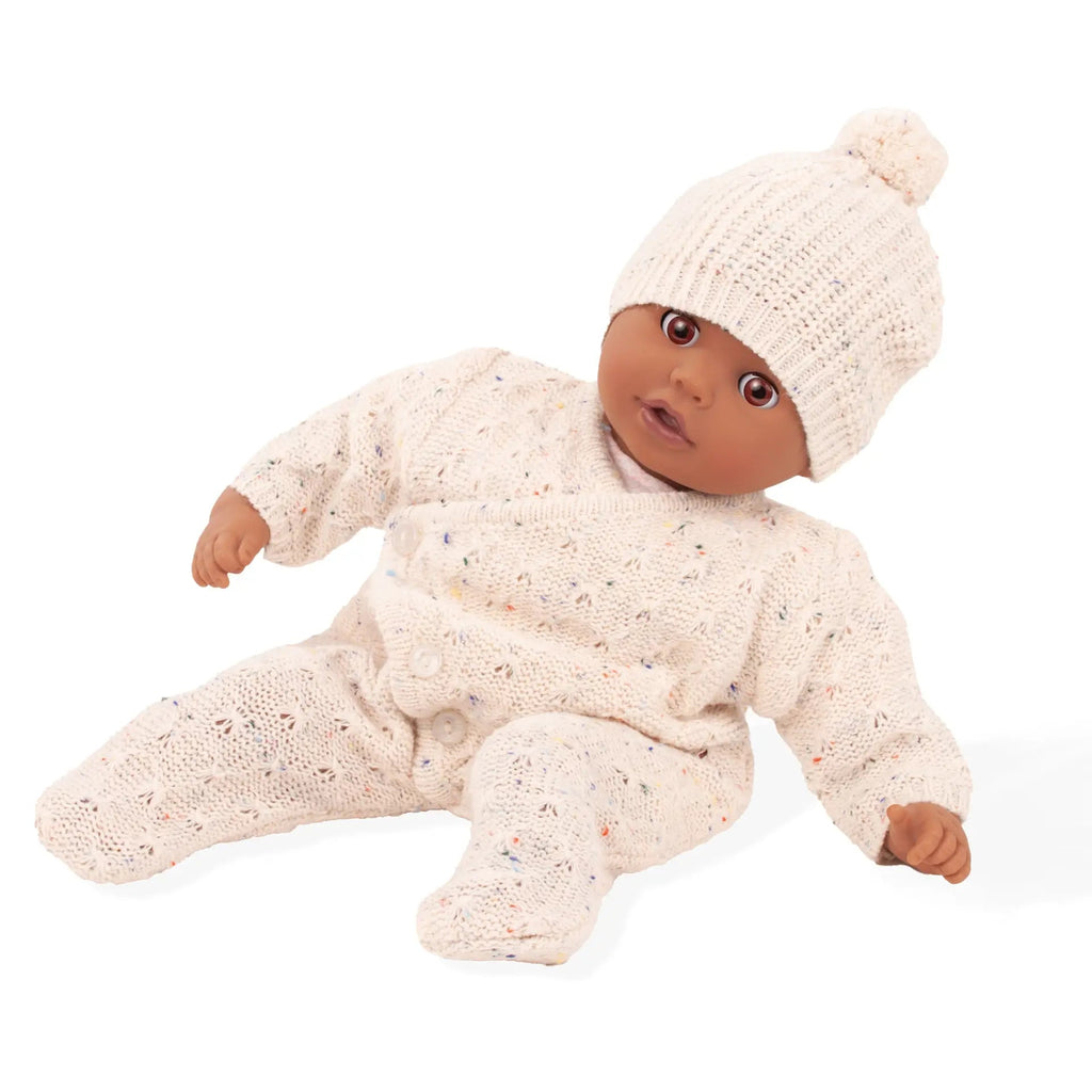 Poppenoutfit Boutique Romper Beige - voor poppen van 30 - 33 cm - Poppenkleding Götz - In den Olifant