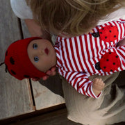 Poppenoutfit Boutique Romper Ladybug - voor poppen van 30 - 33 cm - Poppenkleding Götz - In den Olifant