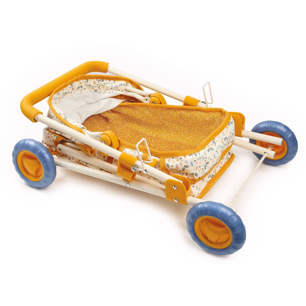 Poppenwagen Landau - 57 cm - Poppenaccessoires Djeco - In den Olifant