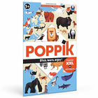 Educatieve Xxl Poster + 42 Stickers Animals Of The World | 5-12 Jaar