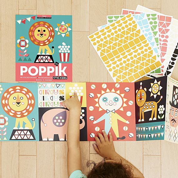 Poster + 750 Stickers Panoramas Circus | 3-7 Jaar